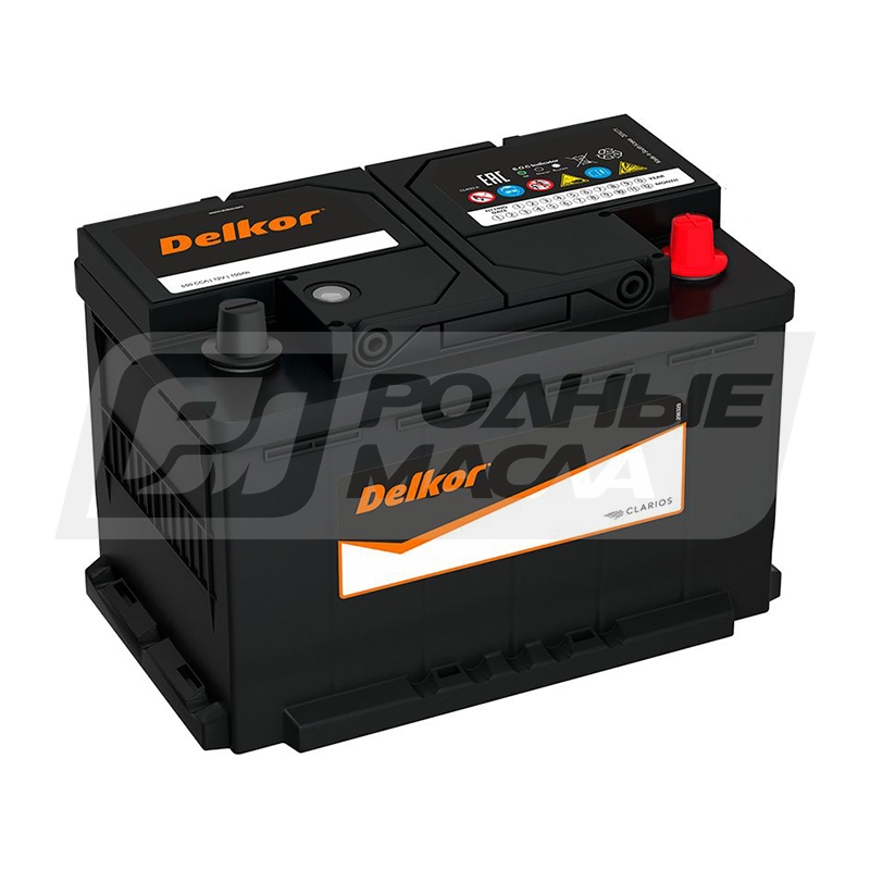 DELKOR Euro 75.0 (LB3.0, низк, 57539) 75 Ач, о/п PLNT0112151